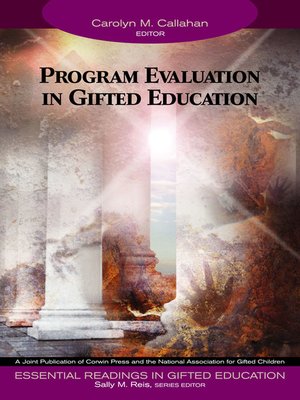 cover image of Program Evaluation in Gifted Education